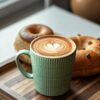 Vintage Ceramic Coffee Mug Latte Cup Large Capacity American-Style Minimalist Premium Elegant Cup 350ml