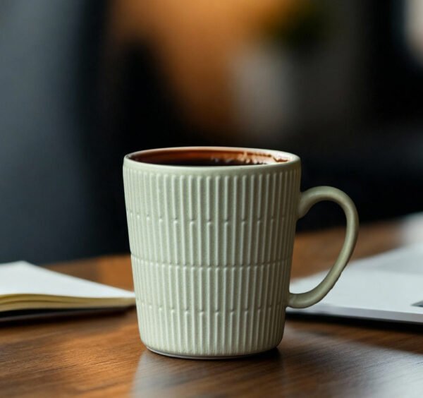 Vintage Ceramic Coffee Mug Latte Cup Large Capacity American-Style Minimalist Premium Elegant Cup 350ml