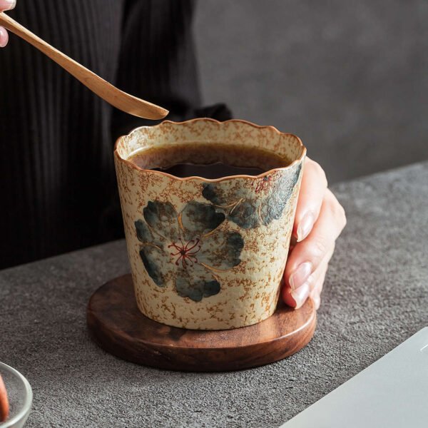 O1CN013tjUY31NVOtIYbreh__2029421575-0-cib New Ceramic Coffee Cup: Premium, Lightly Luxurious, Exquisitely Beautiful, High-Fashion Vintage Afternoon Tea Cup & Water Glass