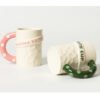 Large-Capacity Mug Stylish Ceramic Cup Instagram-Worthy Coffee Mug Creative Water Cup Gift for Men and Women
