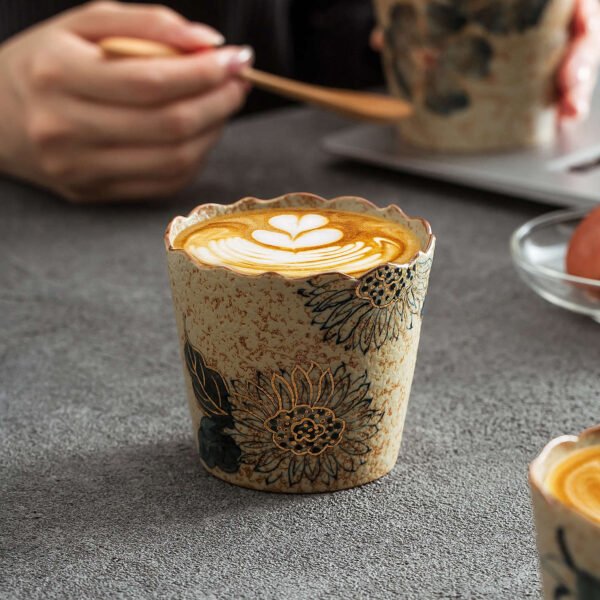 O1CN0150iivV1NVOtKgcGsp__2029421575-0-cib New Ceramic Coffee Cup: Premium, Lightly Luxurious, Exquisitely Beautiful, High-Fashion Vintage Afternoon Tea Cup & Water Glass