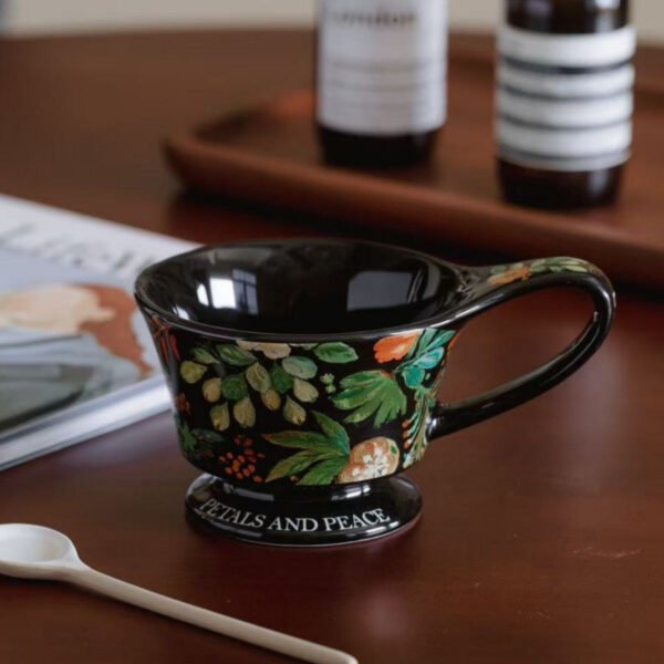 O1CN018oI8XJ2ID16XkwQyx__2217759649251-0-cib Retro Floral Coffee Mug Gift Set Office Breakfast Ceramic Tea Cup Afternoon Tea Gift Set Perfect Gift for Special Occasions