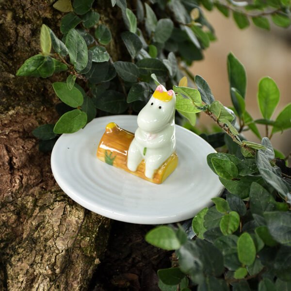 Cartoon Cup Lid Ceramic Cover Couple's Cute Mug Lid Universal Dustproof Round Cup Cover