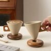 High-End Vintage Ceramic Coffee Cup Set: Premium, Exquisite Home Coffee Cup with Saucer for Women