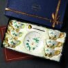 Premium Exquisite Coffee Cup Set British-Style Light Luxury Afternoon Tea Set High-End Gift Boxed Bone China Housewarming Gift