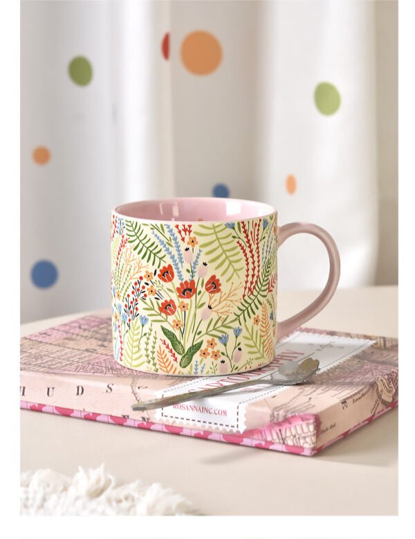 Instagram-worthy Ceramic Water Cup Pink Ceramic Mug Girly and Stylish Perfect Gift for Her Home Coffee Cup Ceramic Mug