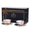 O1CN01Iml2th2DH4PV6kOU1__2210330398583-0-cib European-Style Bone China Coffee Cup and Saucer Set Vintage English Afternoon Tea Set Black Tea & Flower Tea Cup Gift Box