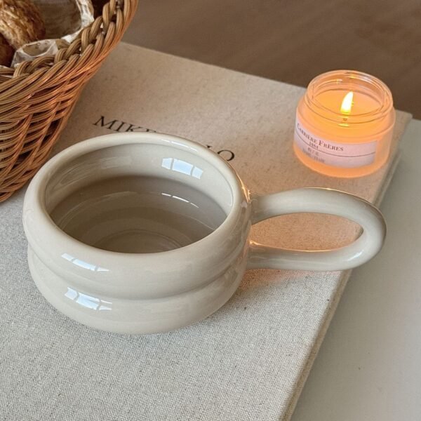 O1CN01Iv2BNA2ID10wSZGnU__2217759649251-0-cib Cute Donut-Shaped Cup Office Mug Home Water Cup Ceramic Couple Gift Set Birthday Present