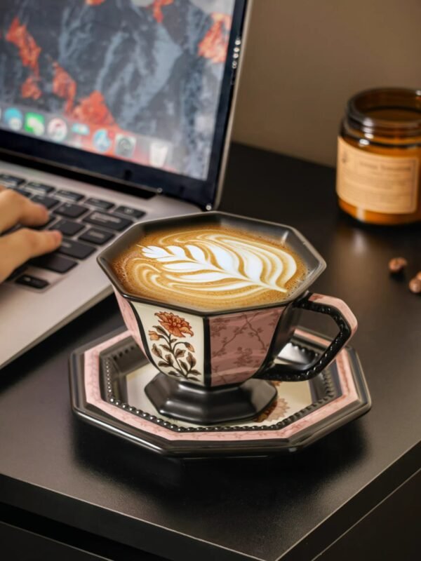 O1CN01MhNoNe2ID16CNDH1j__2217759649251-0-cib Vintage Ceramic Coffee Cup High-end, Exquisite French Retro Ceramic Luxury-inspired, High-Fashion Design Niche Afternoon Tea