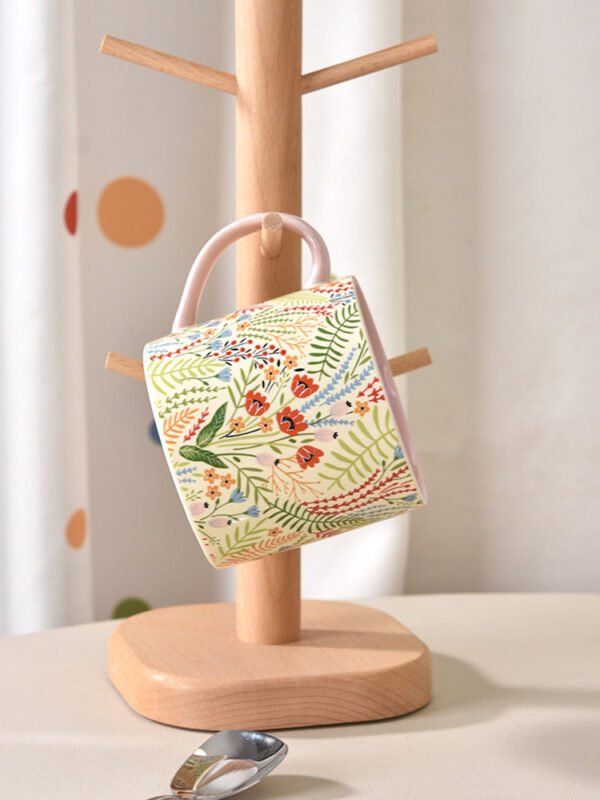 Instagram-worthy Ceramic Water Cup Pink Ceramic Mug Girly and Stylish Perfect Gift for Her Home Coffee Cup Ceramic Mug