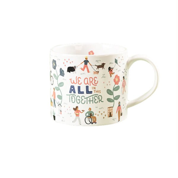 Stylish Ceramic Cups Cute Homeware Cups Kids' Milk & Breakfast Cups Student Dorm Water Cups Women's Mugs