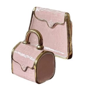 Gold-Plated Ceramic Handbag Coffee Cup and Saucer Set Home Coffee Cup and Mug Gift Set Afternoon Tea Water Cup