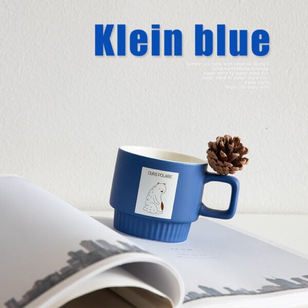 O1CN01ert8dX23dpnCu63Uk__967327279-0-cib Klein Blue French Animal Coffee Mug Ceramic Cup Latte Art Drinking Cup Breakfast Mug Teacup Adorable Premium Aesthetic