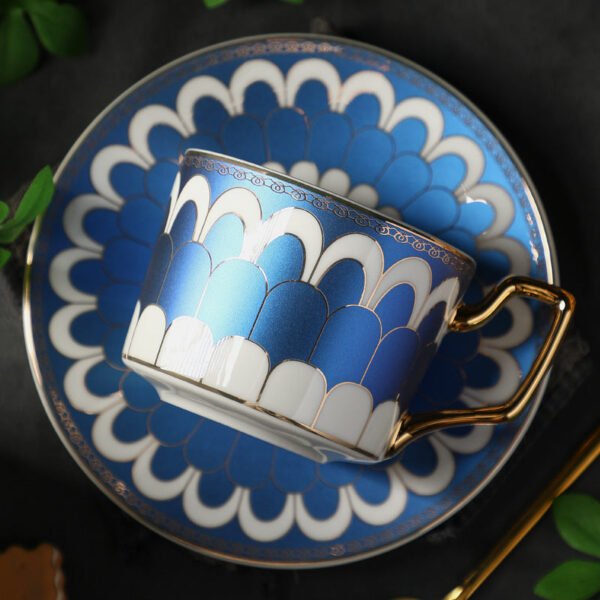 European-Style Light Luxury Ceramic Coffee Cup and Saucer Gift Set Exquisite Home Use Afternoon Tea Set