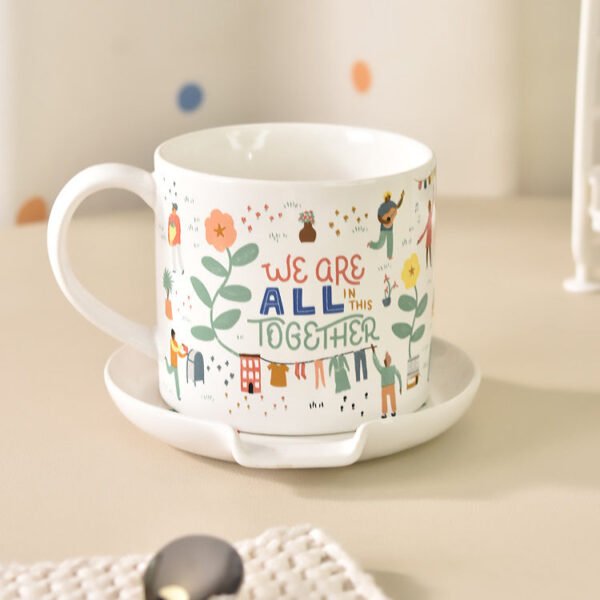 Stylish Ceramic Cups Cute Homeware Cups Kids' Milk & Breakfast Cups Student Dorm Water Cups Women's Mugs