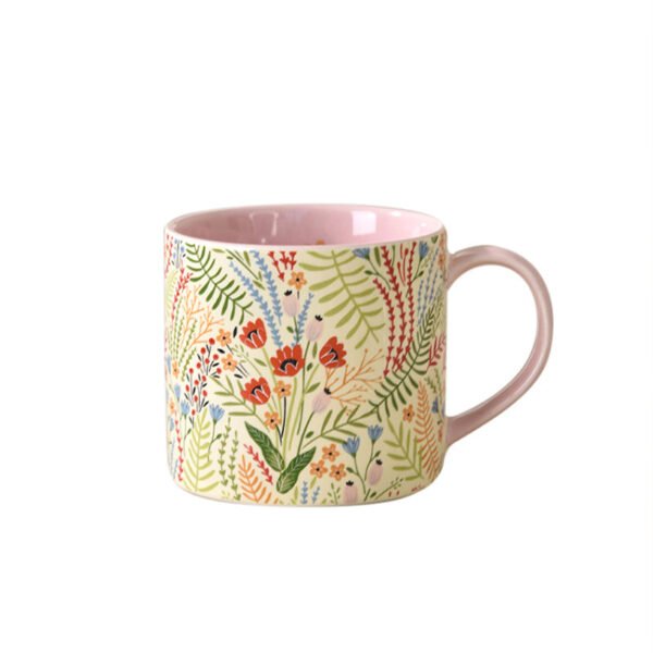 Instagram-worthy Ceramic Water Cup Pink Ceramic Mug Girly and Stylish Perfect Gift for Her Home Coffee Cup Ceramic Mug