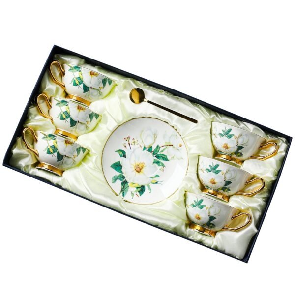 Premium Exquisite Coffee Cup Set British-Style Light Luxury Afternoon Tea Set High-End Gift Boxed Bone China Housewarming Gift