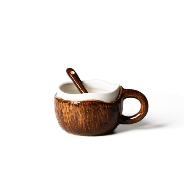 Premium Ceramic Coconut-Shaped Breakfast Milk Shake Cup 250ml Afternoon Tea Couple's Coffee Cup