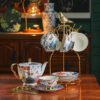 O1CN01qv22Ax2DH4PSeU3ZO__2210330398583-0-cib European-Style Bone China Coffee Cup and Saucer Set Vintage English Afternoon Tea Set Black Tea & Flower Tea Cup Gift Box