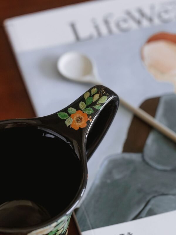 O1CN01r42aV12ID16XPCFRw__2217759649251-0-cib Retro Floral Coffee Mug Gift Set Office Breakfast Ceramic Tea Cup Afternoon Tea Gift Set Perfect Gift for Special Occasions