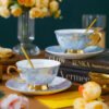 O1CN01sqaHSh2DH4TLqzdPu__2210330398583-0-cib Dreamy Blue European-Style Bone China Coffee Cup and Saucer Set English Afternoon Tea Set High-End, Exquisite, Premium Quality