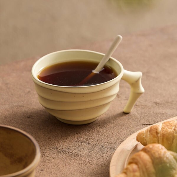 Stylish Coffee Cups Premium Ceramic Japanese Vintage Mug Niche Design Milk Cup Breakfast Mug