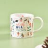 Stylish Ceramic Cups Cute Homeware Cups Kids' Milk & Breakfast Cups Student Dorm Water Cups Women's Mugs