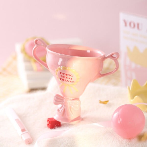 O1CN01wZCzUP1wWmdLYQOzm__2216996826316-0-cib Pink Mug: Stylish Niche Ceramic Cup for Women High-Quality Gift with Straw